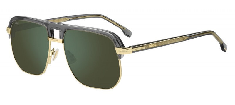 Grey Gold Green Mirror