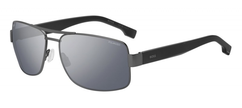 Matte Dark Ruthenium Grey Silver Polarized